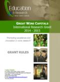Immagine dal regolamento del premio in borse di studio della rete mondiale delle capitali del vino