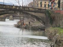 L'intervento della Città Metropolitana sulle sponde dell'Arno in Lungarno Guicciardini a Firenze