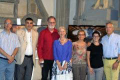 La visita di Oscar Mirren e Taylor Hackford. Foto di gruppo con staff Metrocittà (foto di Antonello Serino, redazione di Met)