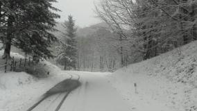 Neve sulle strade del Mugello