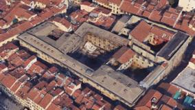 Veduta aerea dell'ex convento di Sant'Orsola