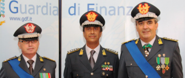 da sinistra: Gen. di Brigata Michele CARBONE, Gen. di Corpo D’Armata Edoardo VALENTE, Gen. di Corpo d’Armata Andrea DE GENNARO 