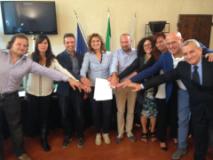 I firmatari del piano 'Coltivare con l'Arno'