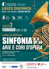 Locandina concerto 2 febbraio a Borgo San Lorenzo