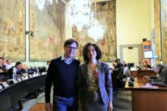 Il Sindaco Dario Nardella e la Consigliera diplomatica Laura Carpini (foto di Antonello Serino - Ufficio Stampa, Redazione di Met)