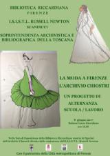 locandina della Mostra "La Moda a Firenze"