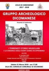 Locandina 'I Terremoti storici mugellani e la dinamica degli eventi sismici in Appennino'