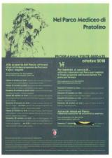 Il programma del Parco di Pratolino nel mese di ottobre 2018