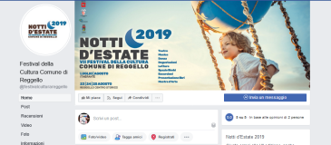 Festival della Cultura Notti d’estate 2019 - Pagina Facebook