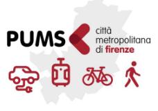 Grafica per il PUMS della Citta' Metropolitana di Firenze