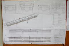 I disegni per il cantiere sul Ponte di Marcignana