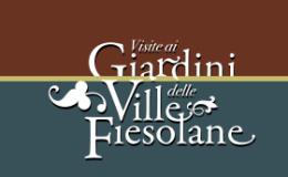 Visite ai giardini delle Ville Fiesolane - Logo locandina