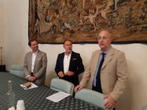 Presentazione Michelozzo con G. Graziani, G. Mingardi e Michele Brancale (fonte foto Loriana  Curri Ufficio Stampa Redazione Met )