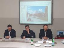 Conferenza stampa presentazione progetto nuova palestra al Chino Chini di Borgo San Lorenzo