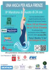 Aisla Firenze: maratona di nuoto 19-20 novembre alla piscina San Marcellino