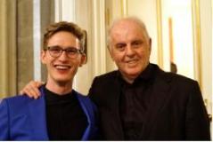 Thomas Guggeis e Daniel Barenboim (Fonte foto Orchestra della Toscana)