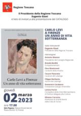 Presentazione del Catalogo Carlo Levi a Firenze – Un anno di vita sotterranea