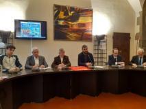 Conferenza stampa Trofeo Nazionale Città di Firenze alla piscina Nannini, a Bellariva