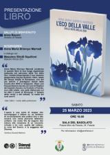 Locandina presentazione del libro ’L’eco della valle’