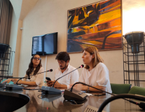 Funaro, Giorgio, Barnini - Conferenza stampa (Foto Daniela Mencarelli - Met Ufficio Stampa)