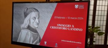 Omaggio a Cristoforo Landino (foto Domenico Costanzo - Ufficio)Stampa