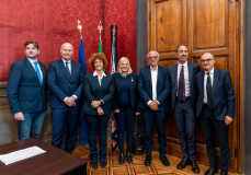 Da sx Ciappi, Vecchioni, Roversi, Petrucci, Armentano, Pisani, Degli Innocenti (fonte foto Unifi) 