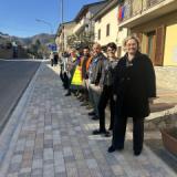 Vernio, completati i nuovi marciapiedi sulla Sr 325 a Le Piana (foto del Comune di Vernio)