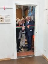 L'inaugurazione della mostra (foto del Comune di Impruneta)
