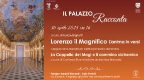 L'invito per l'incontro 'Lorenzo il Magnifico. L'anima in versi'