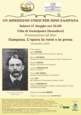 Un ’Meridiano’ unico per Dino Campana