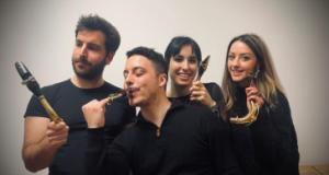 Quartetto sax La Fulharmonie (Foto da comunicato ufficio stampa Mus.E)