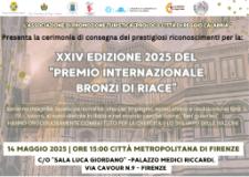 XXIV Edizione 2025 del "Premio Internazionale Bronzi di Riace" in Palazzo Medici riccardi