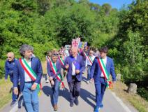 Alla marcia di Barbiana (foto di Johnny Tagliaferri)