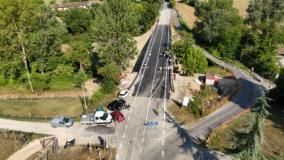 Il Ponte La Brocchi dall'alto (foto di Florence Tv)