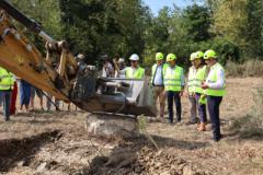 La posa della prima pietra del secondo lotto della variante di Grassina - Foto Antonello Serino Met Ufficio Stampa