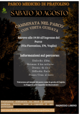 Locandina visite guidate pratolino