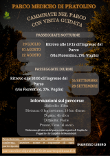 Locandina visite guidate pratolino