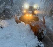 In azione mezzi spalaneve e spargisale