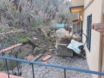 Frana sulla via Faentina a Pian del Mugnone (fonte foto Ufficio Viabilità della Città Metropolitana)