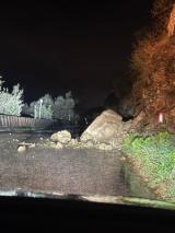 La frana sulla Sp 86