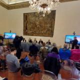 La conferenza stampa (Foto Daniela Mencarelli - Met Ufficio Stampa)