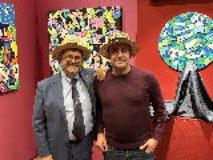 Il sindaco Fossi con Skim (foto da comunicato stampa)