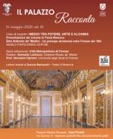 Palazzo Racconta - Locandina Don Antonio de' Medici - Un principe alchimista nella Firenze del '600: un volume di Paola Maresca