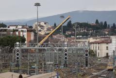 Modifiche alla circolazione per la sostituzione del cavalcaferrovia stradale "Ponte al Pino" (foto Antonello Serino - Met ufficio Stampa)