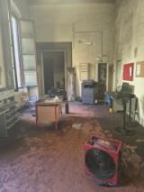 Incendio all'Istituto Macchiavelli-Capponi