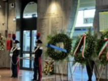 La cerimonia alla stazione di Bologna (Fonte foto comunicato stampa Comuni di Montespertoli e Castelfiorentino)