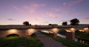 Rendering del ponte 
